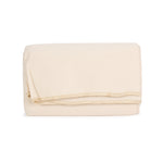 Cream Fleece Waterproof Backed Picnic Blanket