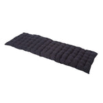 Outdoor Bench Cushion For 2 & 3 Seater Garden Seat Pad For Furniture, Kitchen, Dining & Indoor Use | 3 | Black