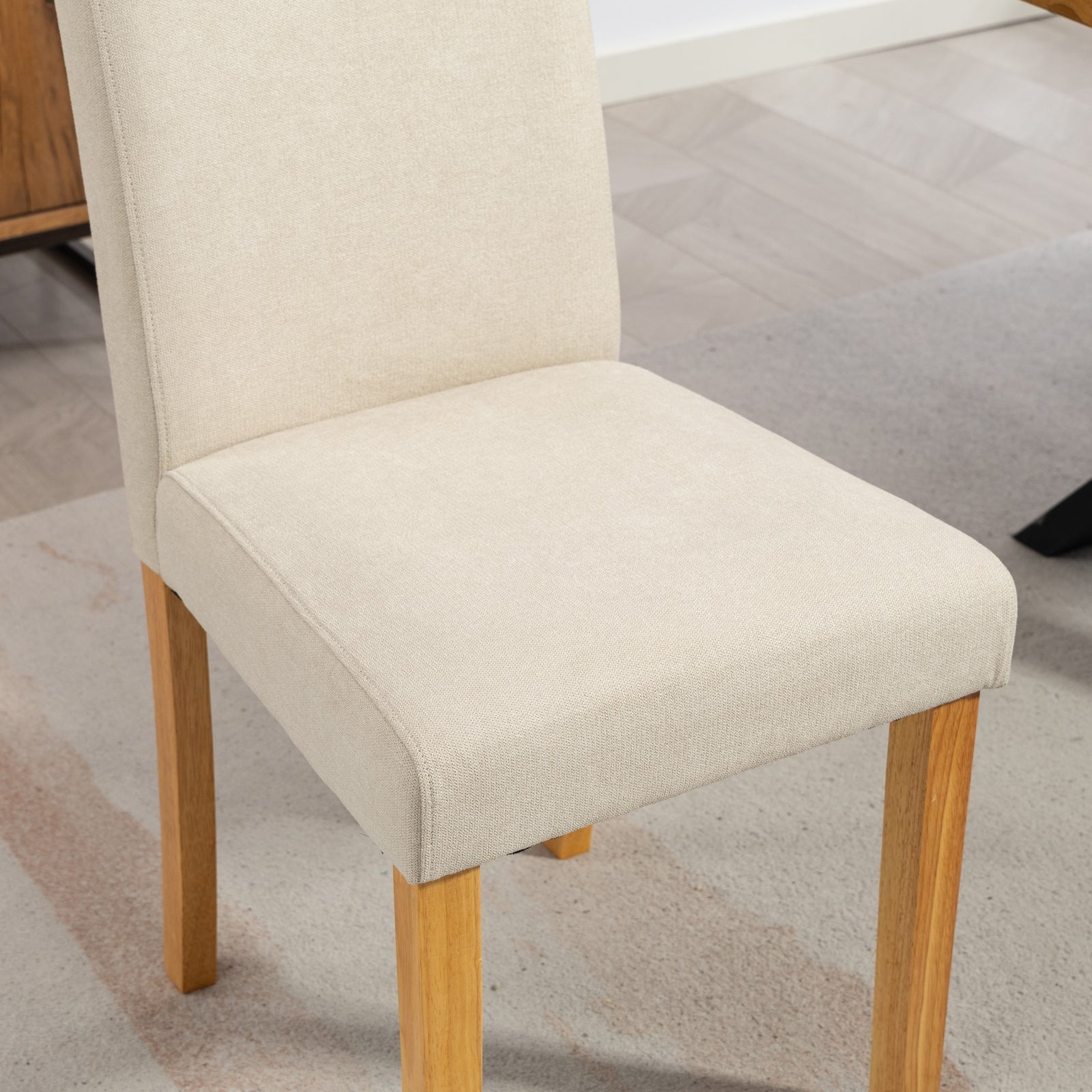 Almont Fabric Dining Chairs - Set Of 2 | Beige