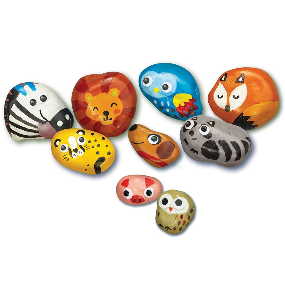 Kidzmaker - Magical Animal Rock Painting