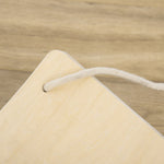Wood Wobble Board With Ropes For Kids And Adults | Yellow