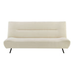 Fluffy Boucle Click-clack Sofa Bed - 2 Seater