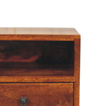 Solid Wood Solis 1-drawer Chestnut Wall Mounted Nightstand