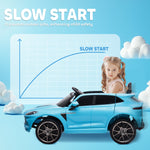 Aston Martin Dbx Licensed 12v Kids Ride On Car W/ 4 Suspension Wheels | Blue