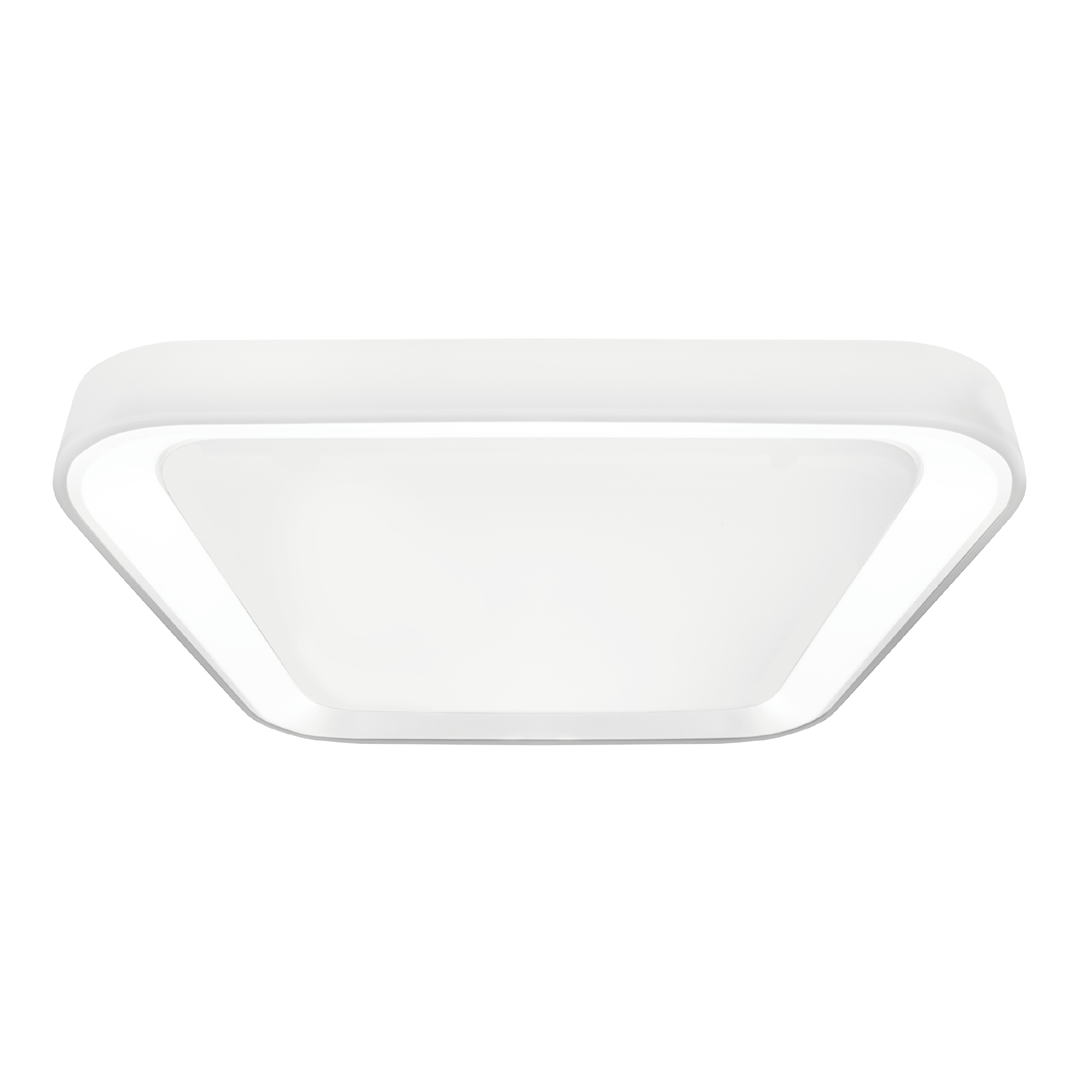 Quadro Led Ceiling Lamp 40cm Stylish Modern Powerful Economical Full Remote Control | White