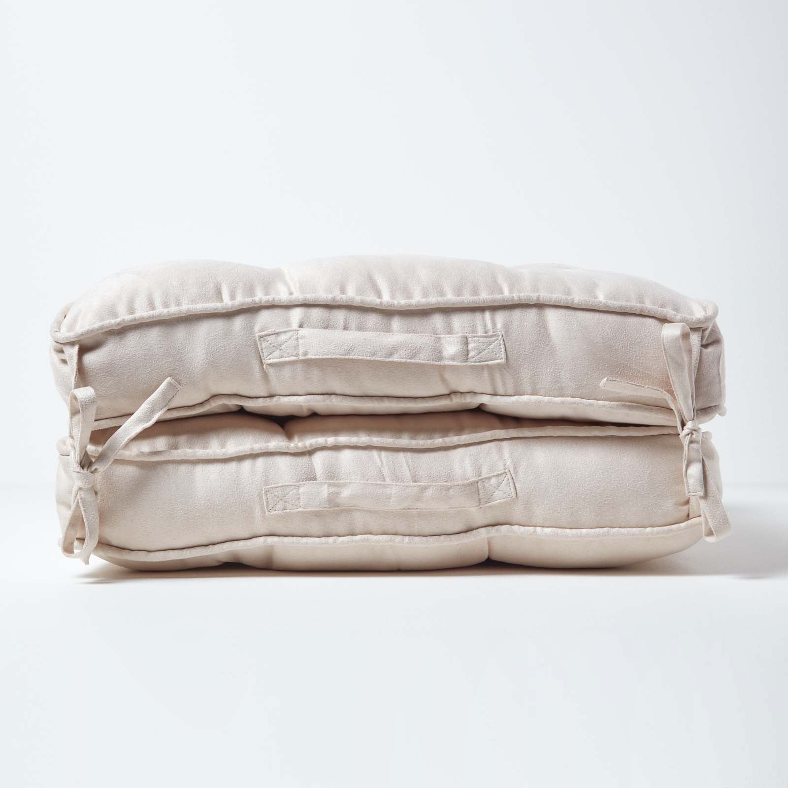 Travel Support Booster Cushion | 50cm x 50cm | Cream