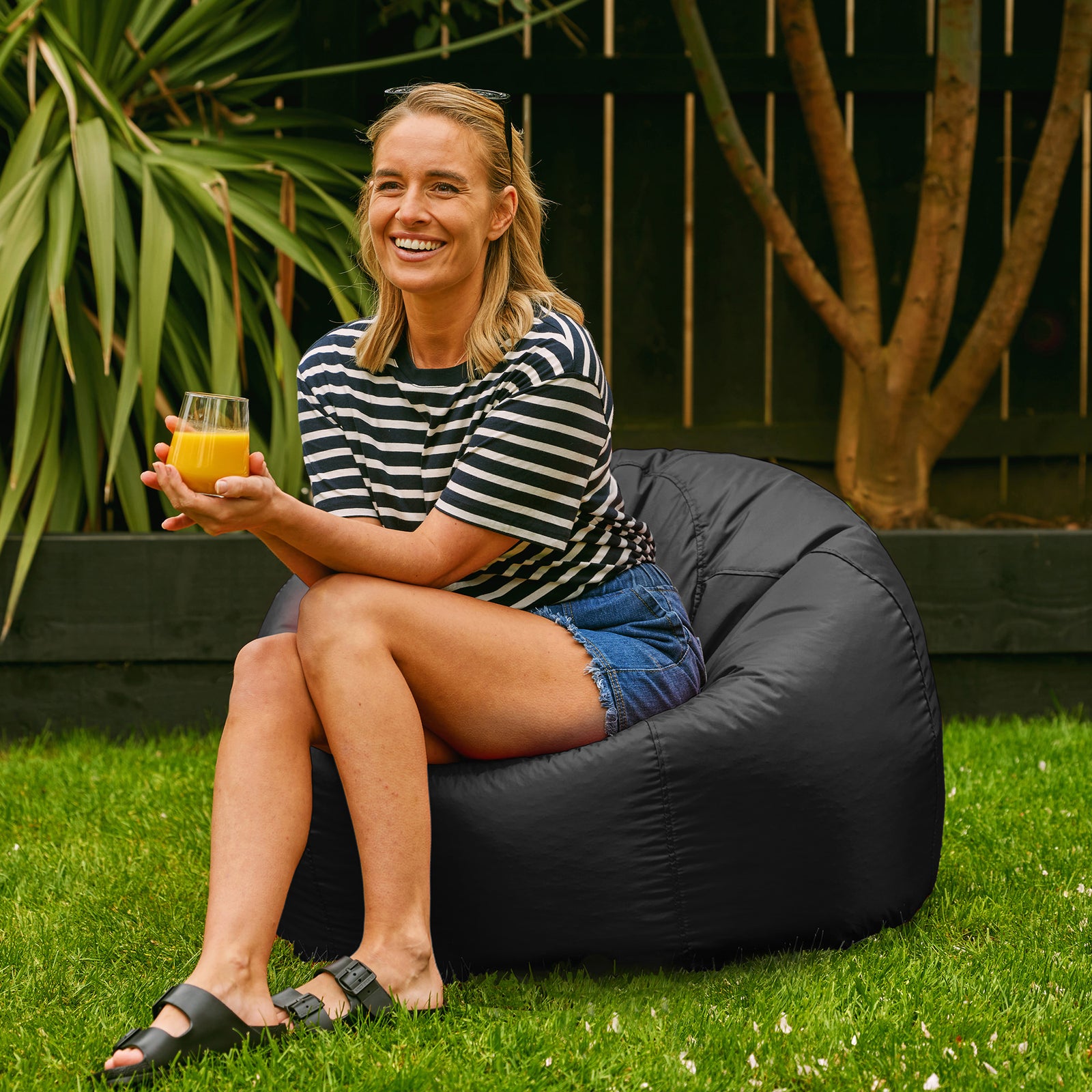 Classic Indoor Outdoor Bean Bag | Black