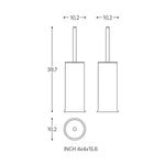 Toilet Brush, White, Award-winning Design, Geyser Collection