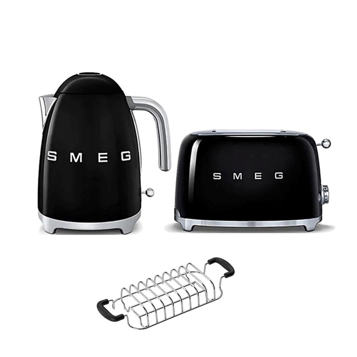 Klf03, Tsf01, Tsbw01 Kettle, Toaster & Bun Warmer Set | Black