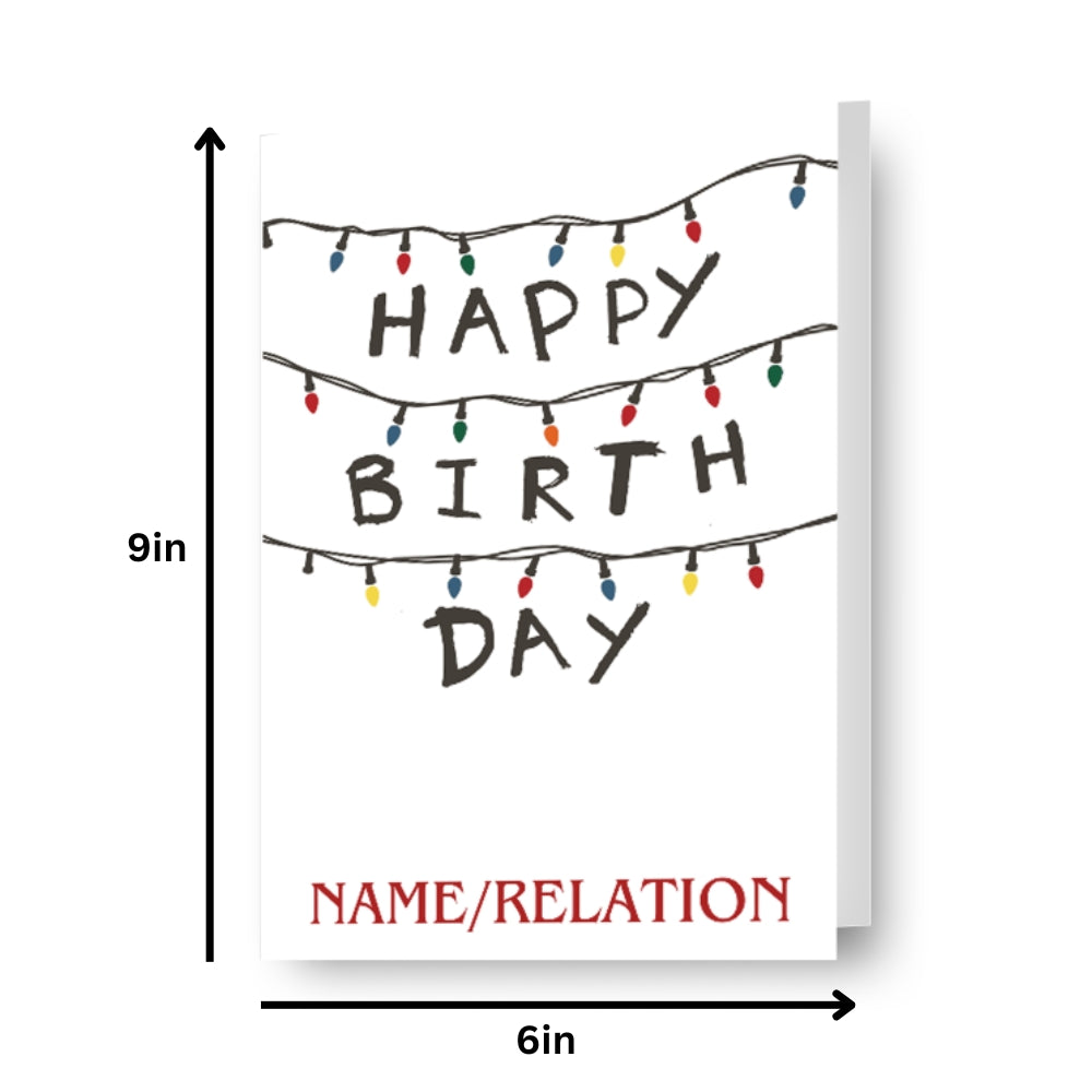 Personalised Birthday Card Official Product
