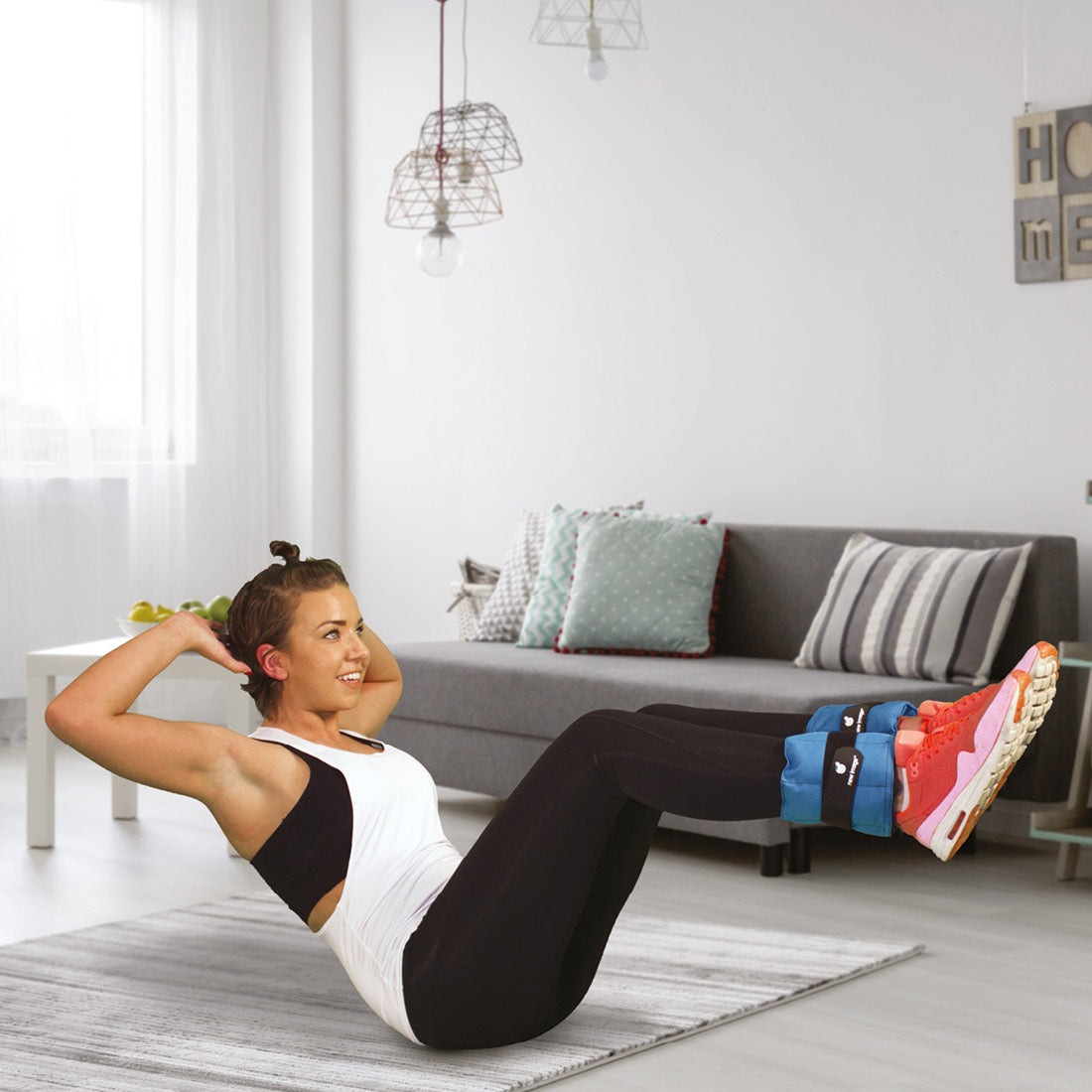 Ankle Weights (2 X 1kg) - Orange