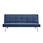 Click Clack Linen Blend Sofa Bed - 3 Seater | Blue