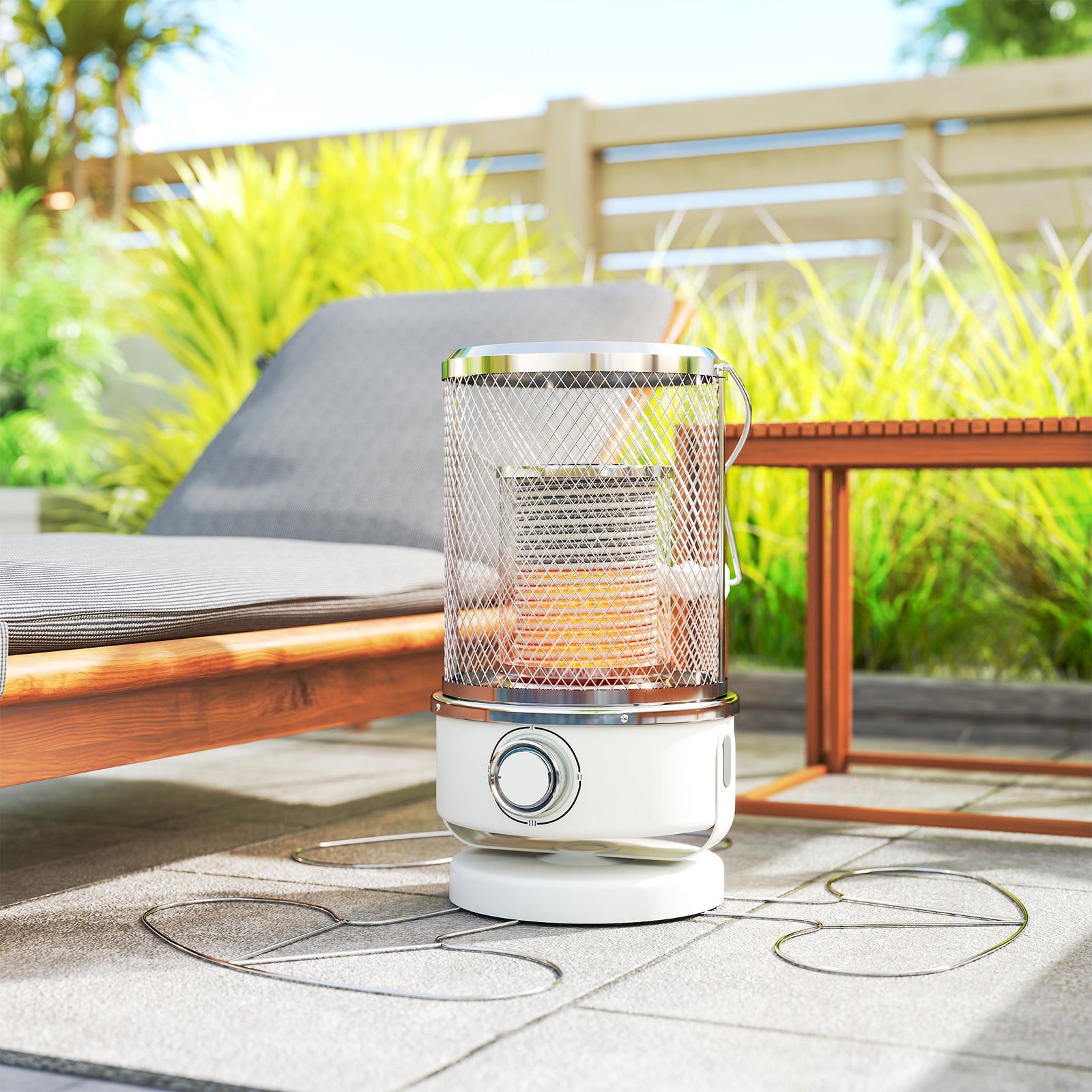 Outsunny Patio Electric Heater With Separation Coil