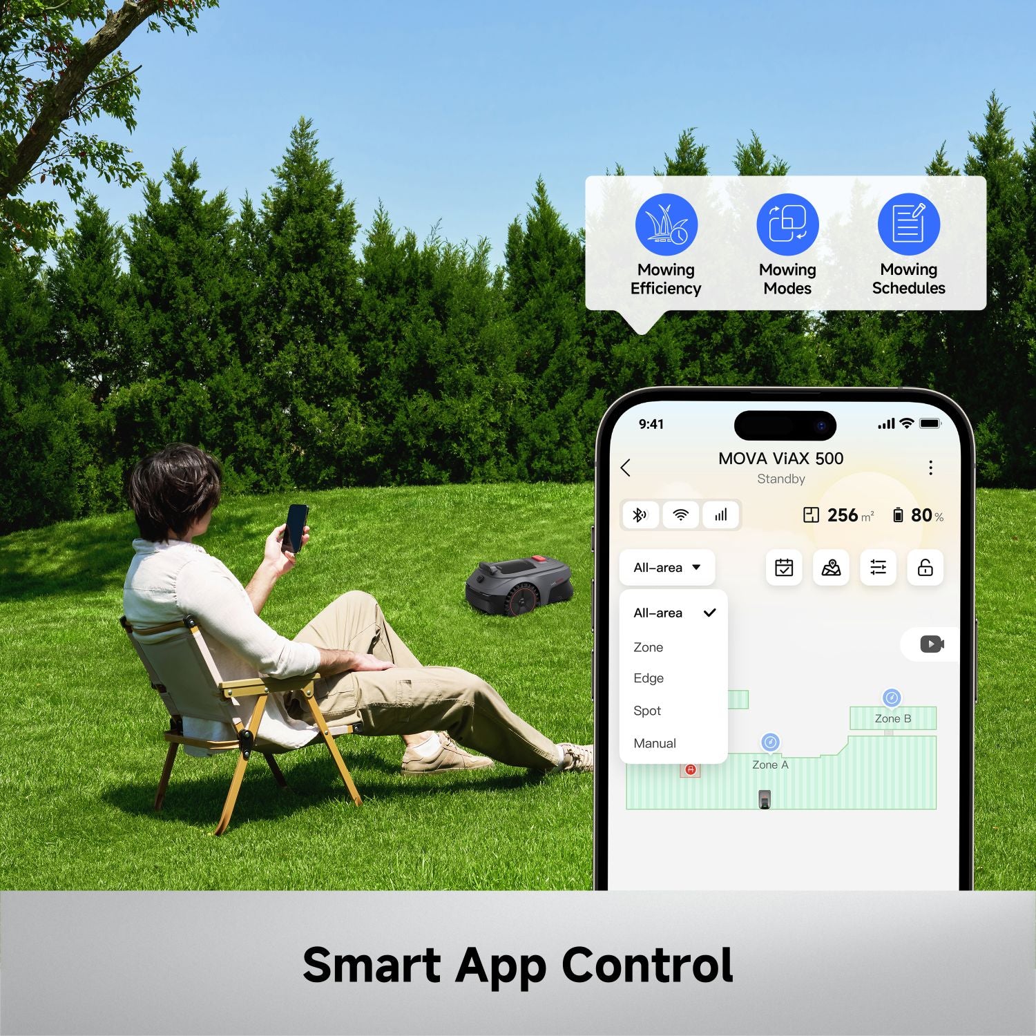 Viax 500 Robotic Lawnmower For Lawns Up To 500m2