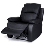 Bonded Leather Recliner Armchair | Black