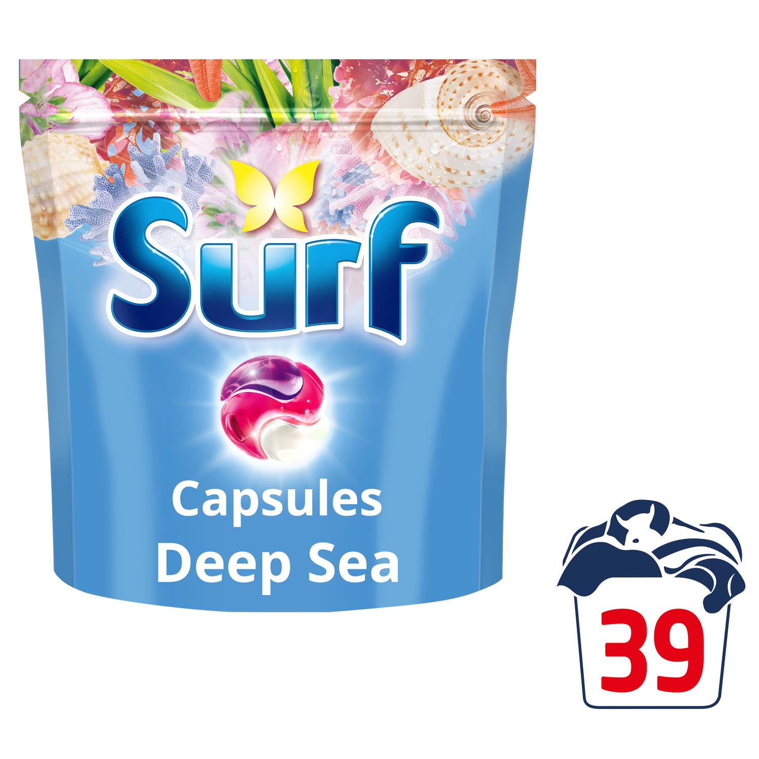 3 In 1 Laundry Washing Detergent Capsules Deep Sea | 117 Washes