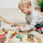 Tea Cup Track Turntable for Wooden Fun Fair Train Set