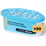 Fineway 300ml Disposable Moisture Absorber Tubs Pack Of 20