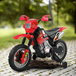 6v Kids Electric Motorbike Motorcycle Ride On For 3-6 Years | Red