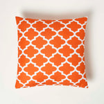 Orange Geometric Outdoor Cushion 45 X 45 Cm, Set Of 2 | 45cm x 45cm | Orange