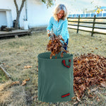 300l Foldable Garden Waste Sacks, Green