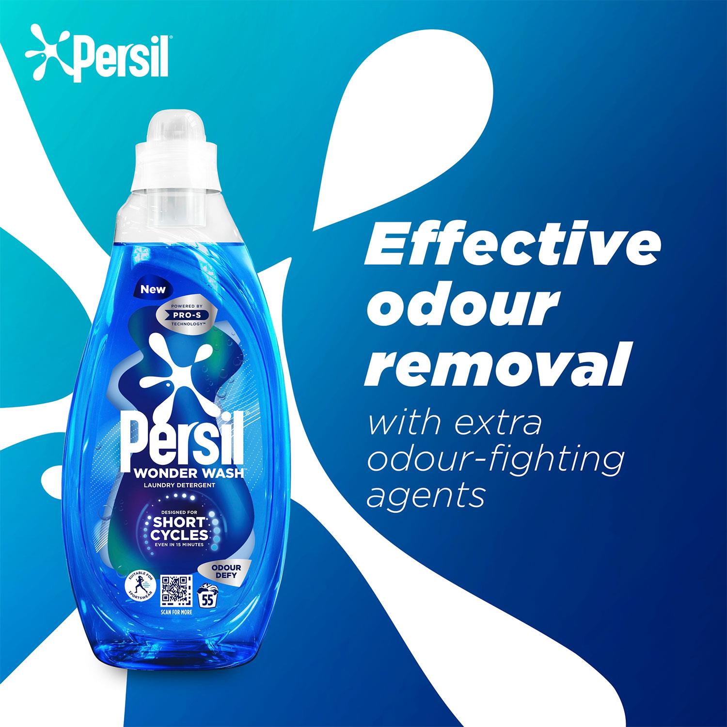 Wonder Wash Liquid Detergent Bio Odour Defy 55 Washes 1.485 Litre | Set of 2