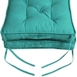 Cotton Travel Support Booster Cushion | 50cm x 50cm | Teal