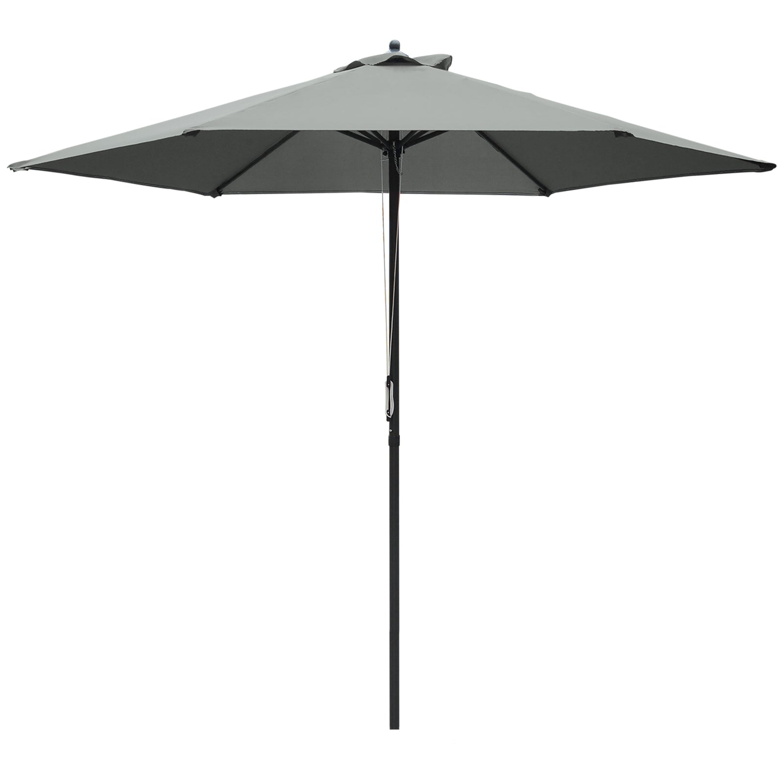 2.8m Patio Umbrella Parasol Outdoor Table Umbrella | Dark Gray