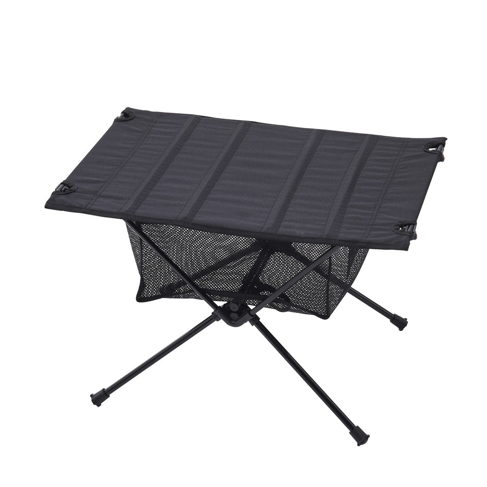 Aluminium Camp Table With Mesh Shelf