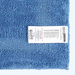 Luxury Reversible Cotton Bath Mat | 70 x 120cm | Cobalt Blue
