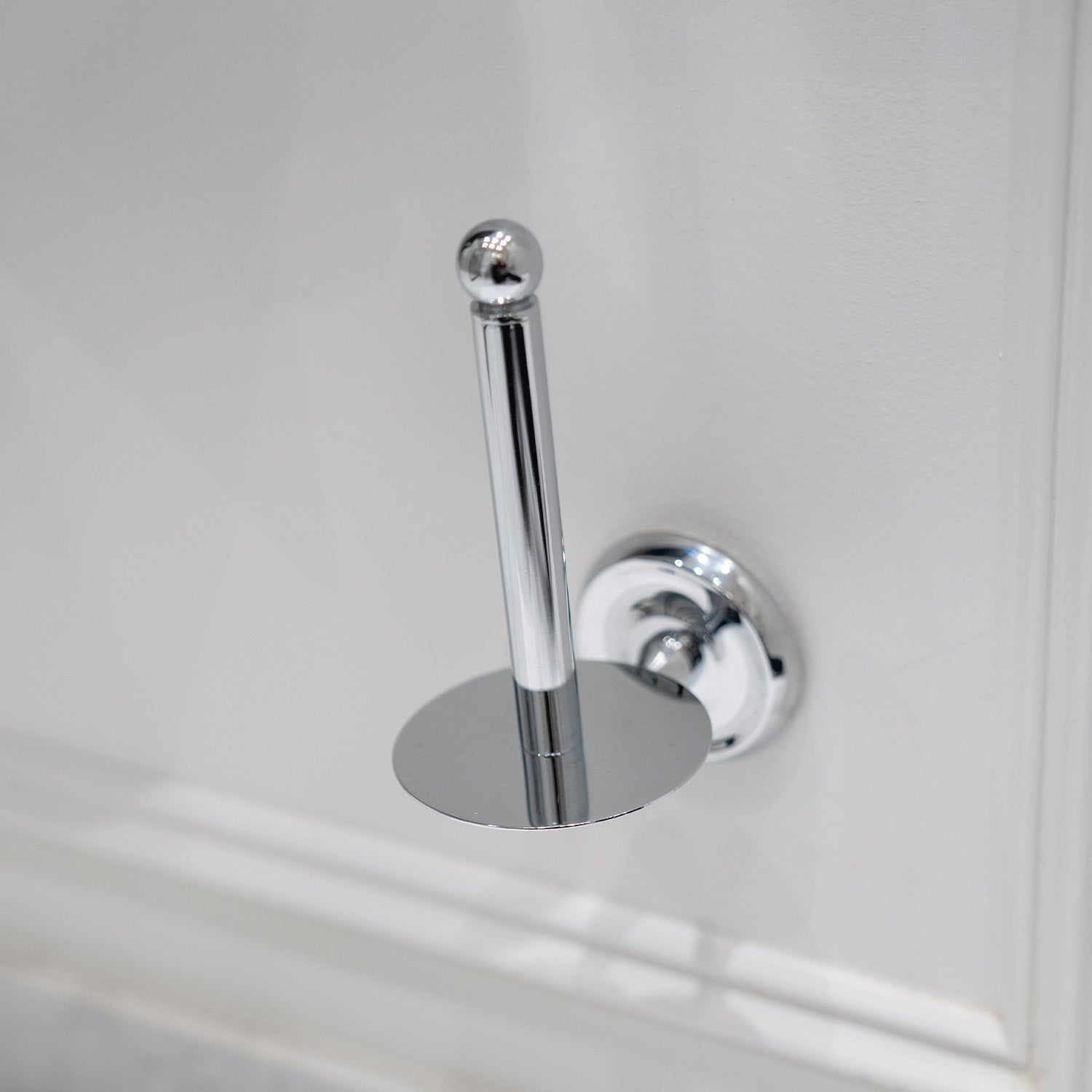 Wall Mounted Toilet Roll Holder For Bathroom Toilet Paper | Polished Chrome