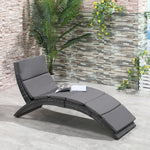 Rattan Sun Lounger Hammock With Cushion