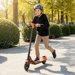 Electric Scooter, Lightweight E Scooter With Led Display | Orange