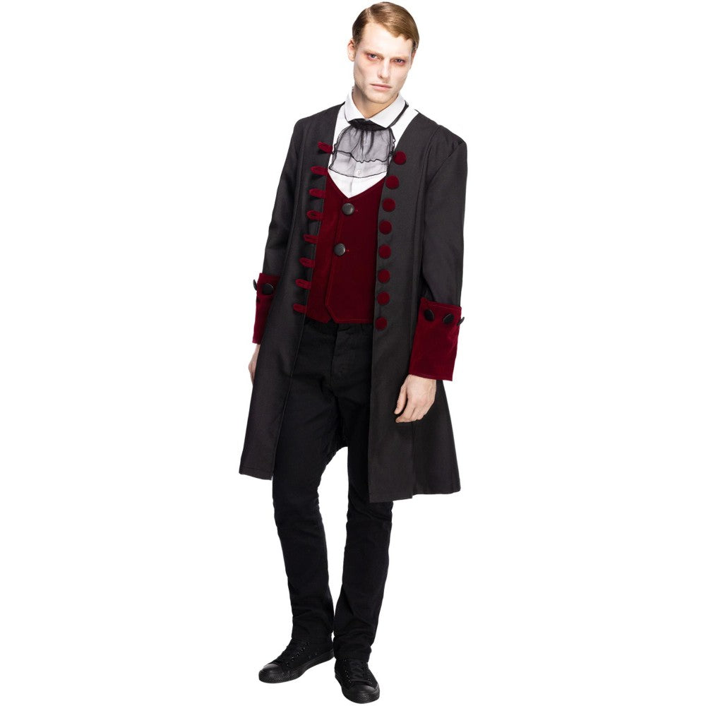 Male Gothic Vamp Costume | Large
