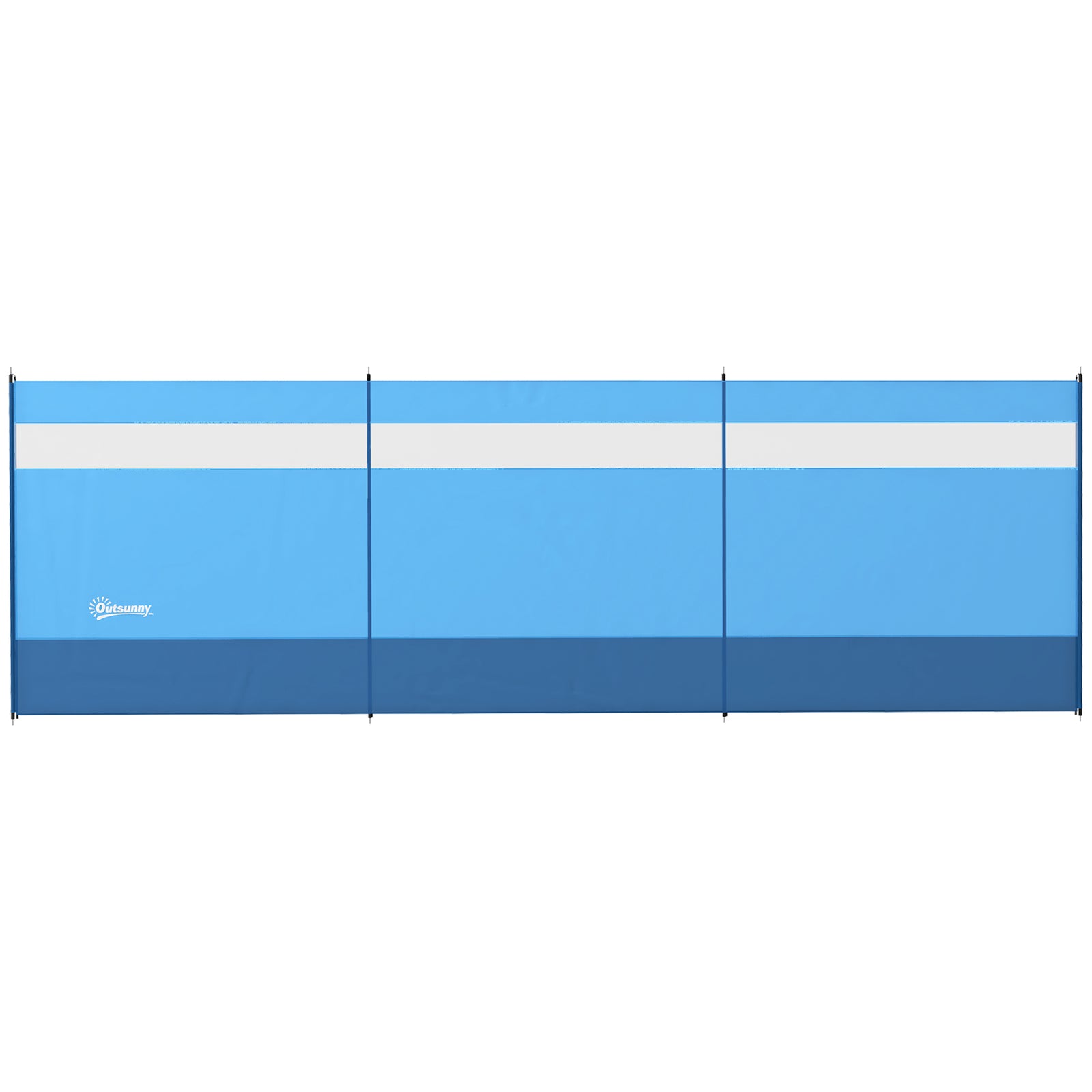 4 Pole Camping Windbreaks With Clear Windows And Carry Bag | Blue