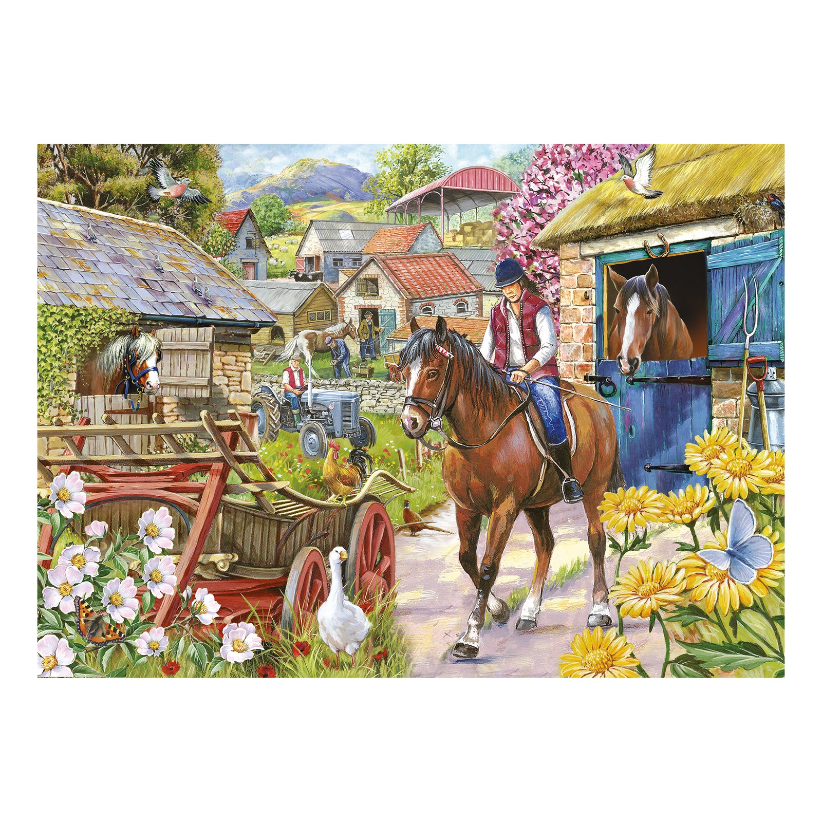 Stepping Out Jigsaw - Big 500 Piece Jigsaw Puzzle For Adults, With Extra Large Pieces