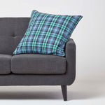 Tartan Check Cotton Cushion Cover | 60cm x 60cm | Blackwatch
