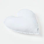 Super Microfibre Heart Shaped Cushion Pad | 45cm x 45cm | White