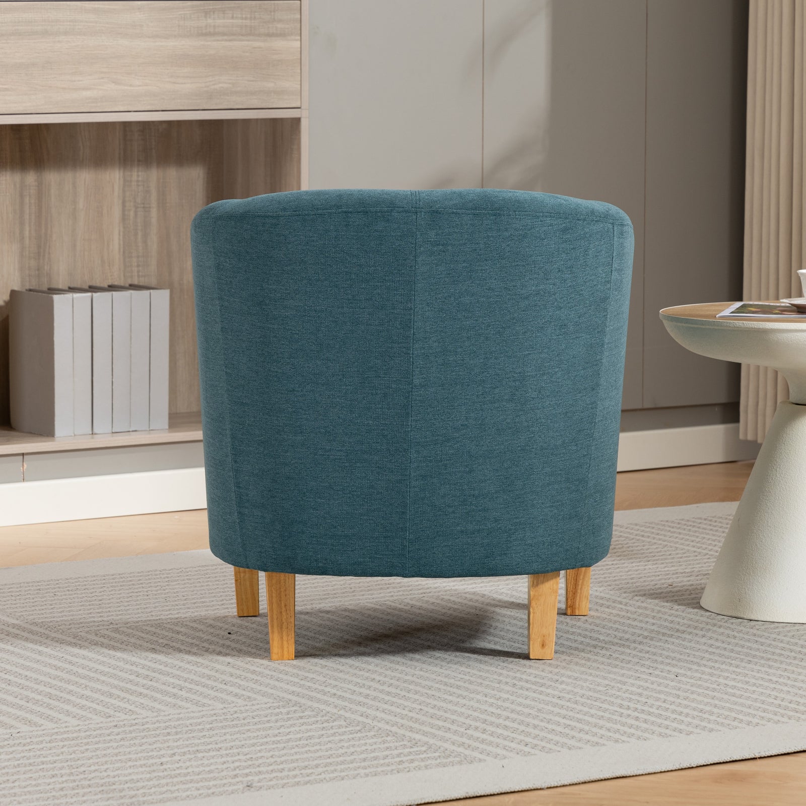 Millie Fabric Accent Chair | Teal Blue