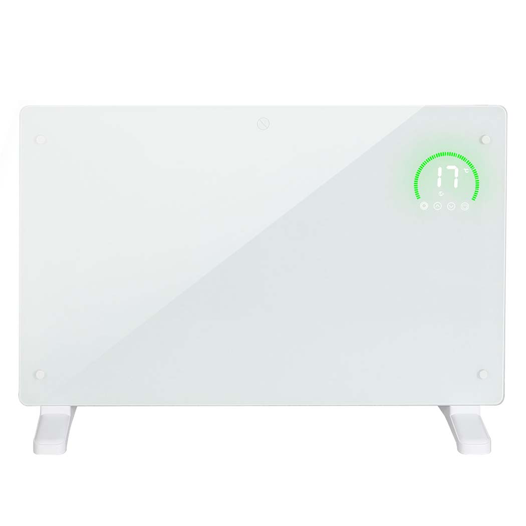 Electric Radiator 2000w Panel Heater Wall Mounted Freestanding | White