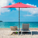 2.8m Patio Umbrella Parasol Outdoor Table Umbrella | Red