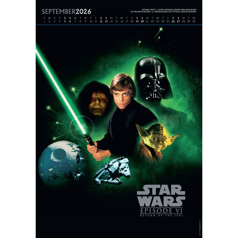 Classic 2026 A3 Deluxe Calendar Official Product
