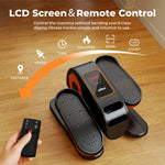 Centra Under Desk Elliptical Machine 15 Speed Quiet Pedal Exerciser Remote