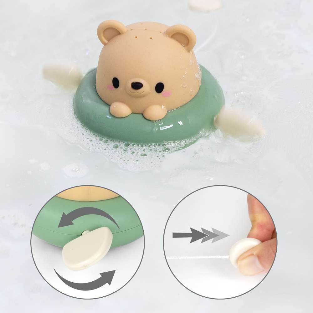 Bath Paddle Boat - Bear