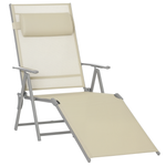 Sling Patio Reclining Chaise Lounge Garden Furniture Folding