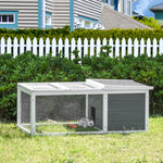 Rabbit Hutch Animal Cage Pet Run Cover, With Water-resistant Asphalt Roof