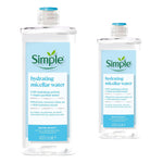 2x 400ml Water Boost Micellar Cleansing Water For Dehydrated Dry Skin | Set of 2