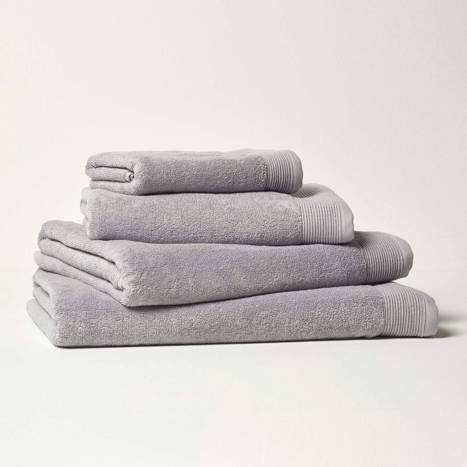 100% Combed Egyptian Cotton 700 Gsm Towels | Hand Towel | Dove Grey