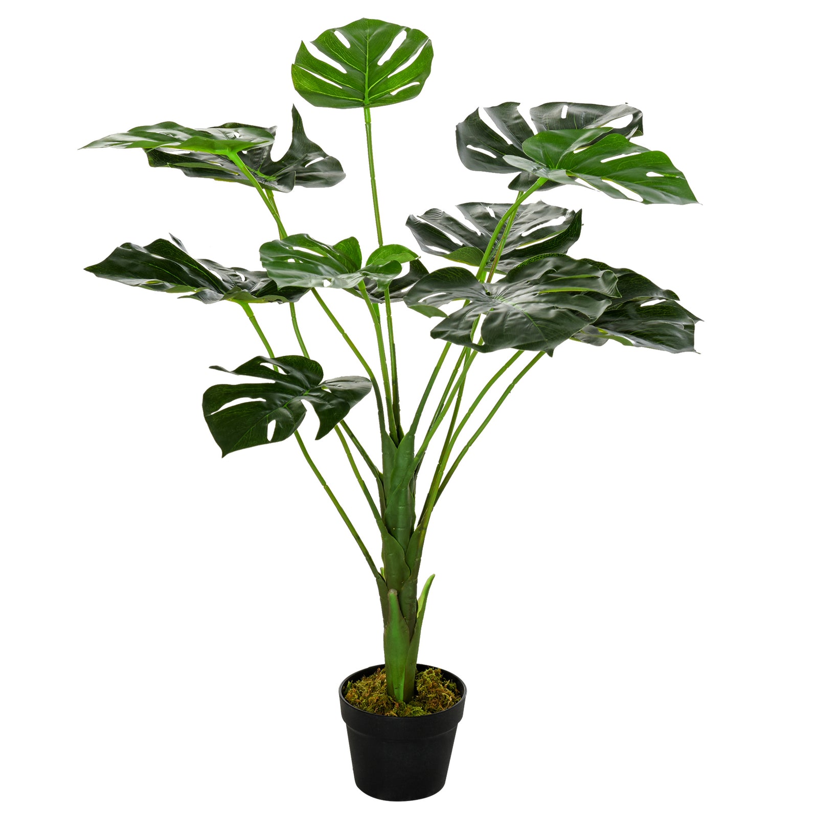 85cm Artificial Monstera Tree Fake Plant In Pot Décor