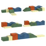 Kids Soft Play Set, 6pcs Foam Climbing Blocks With Non-slip Base